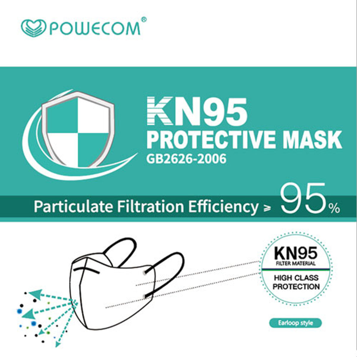 Unleash the Power of Protection Introducing KN95 Face Mask