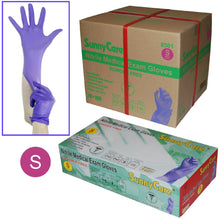 Load image into Gallery viewer, SunnyCare® Nitrile Disposable Gloves Powder Free (10box/case) S/M/L/XL
