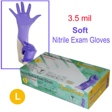 Load image into Gallery viewer, SunnyCare® Nitrile Disposable Gloves Powder Free (10box/case) S/M/L/XL