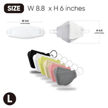 Load image into Gallery viewer, BOTN KF94 Adjustable Gray Face Masks - 10 Count | Advanced Filtration & All-Day Comfort