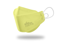 Load image into Gallery viewer, BOTN KF94 Adjustable Yellow Face Masks - 10-Pack, Superior Protection & Comfort