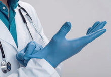 Load image into Gallery viewer, KingFa Nitrile Examination Gloves KG1101 (FDA 510K) (XS/S/M/L/XL) Blue
