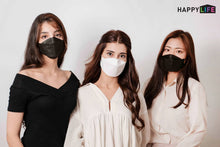 Load image into Gallery viewer, Good Day - Happy Life Premium Black KF94 Face Mask - Adult 10 Count - Individually Packaged