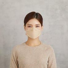Load image into Gallery viewer, Cleanwell KF94 Face Mask - Adult / Beige - 10 Count - DISCONTINUED
