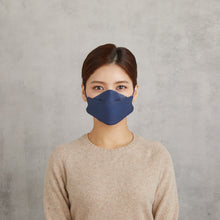 Load image into Gallery viewer, Cleanwell KF94 Face Mask - Adult / Adjustable / Navy Blue - 10 Count - DISCONTINUED