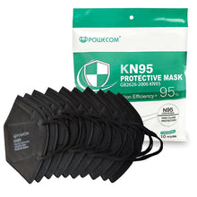Load image into Gallery viewer, Black Powecom KN95
