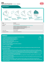 Load image into Gallery viewer, BYD N95 NIOSH PARTICULATE RESPIRATOR - 20 Count / Box (Individual Wrapped).