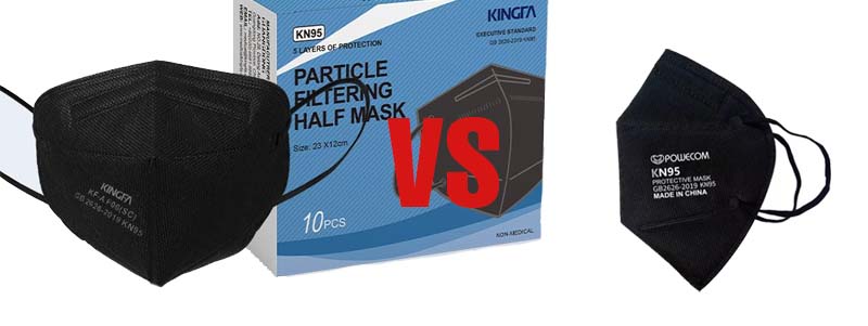 KingFa KN95 Vs Powecom KN95 Mask