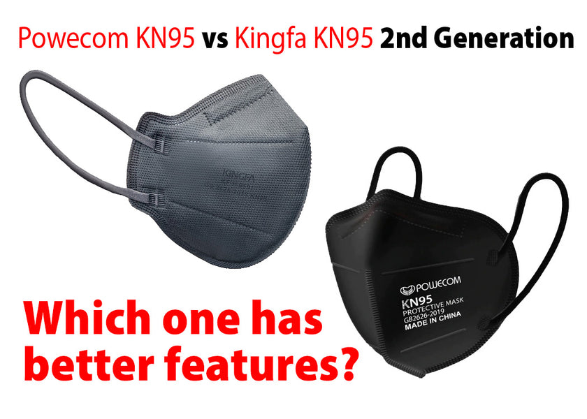 Powecom KN95 vs Kingfa KN95 2nd Generation.  Which is better?