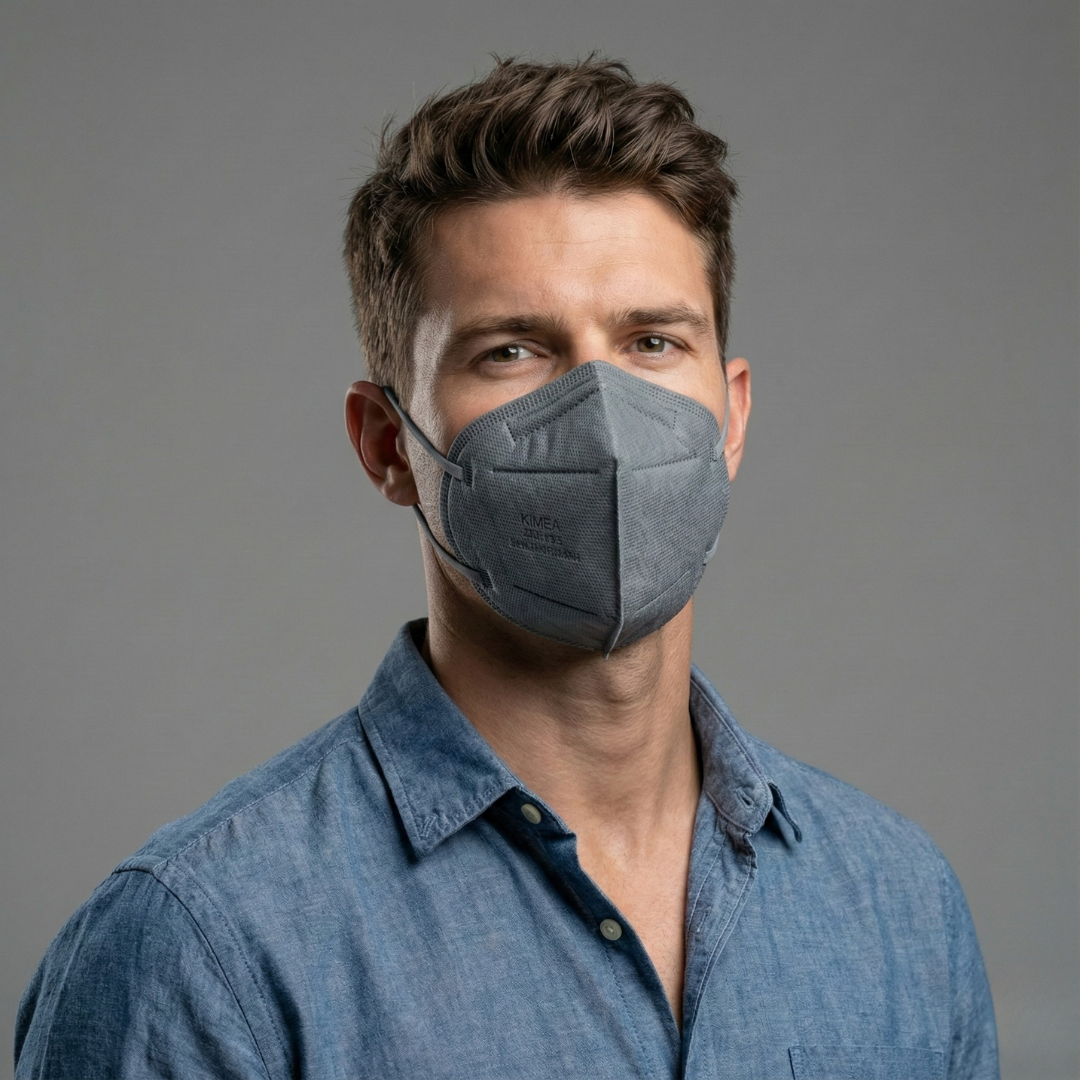 PH KingFa KN95 Mask - Charcoal Gray - 10 count / box