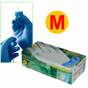 SunnyCare® Nitrile Medical Exam Gloves Small Powder Free (10box/case) - S/M/L/XL