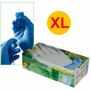 SunnyCare® Nitrile Medical Exam Gloves Small Powder Free (10box/case) - S/M/L/XL
