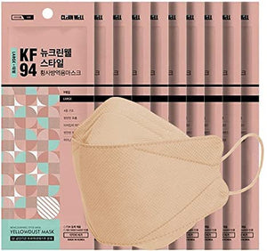 Cleanwell KF94 Face Mask - Adult / Beige - 10 Count - DISCONTINUED