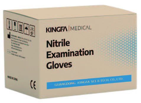 KingFa Disposable Blue Nitrile Gloves KG1101(S/M/L/XL) Blue