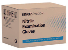 Load image into Gallery viewer, KingFa Disposable Blue Nitrile Gloves KG1101(S/M/L/XL) Blue

