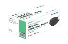 Load image into Gallery viewer, KingFa Black 3PLY Surgical Medical Grade Mask - ASTM Level 3 Disposable - 50ct / box
