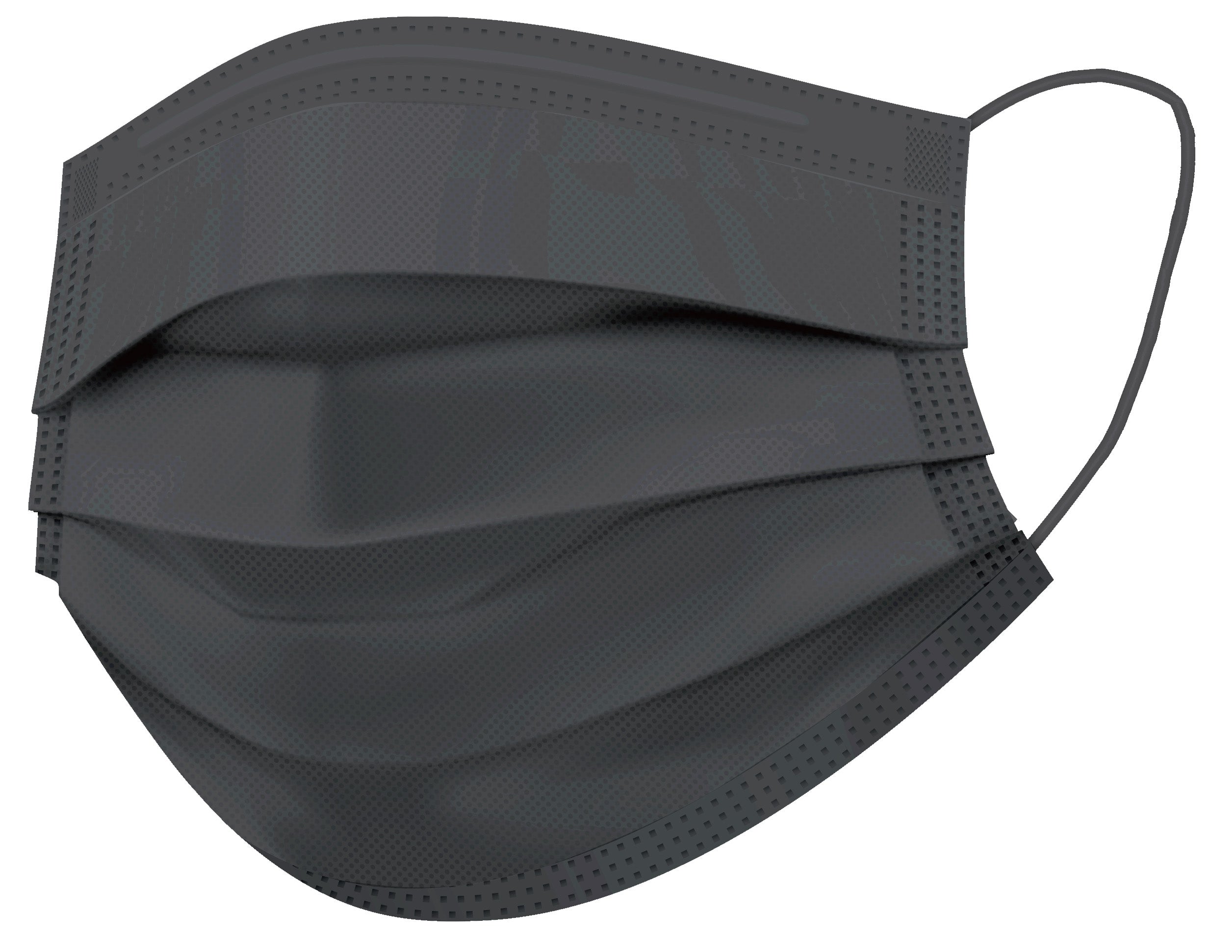 KingFa Black 3PLY Surgical Medical Grade Mask - ASTM Level 3 Disposable - 50ct / box