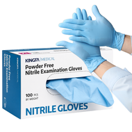 KingFa Nitrile Examination Gloves KG1101 (FDA 510K) (XS/S/M/L/XL) Blue