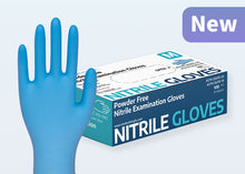Load image into Gallery viewer, KingFa Chemo Examination Nitrile Gloves KG1801 (S/M/L) Blue
