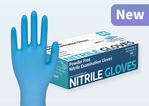 KingFa Chemo Examination Nitrile Gloves KG1801 (S/M/L) Blue