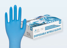 Load image into Gallery viewer, KingFa Disposable Blue Nitrile Gloves KG1101(S/M/L/XL) Blue
