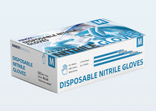 Load image into Gallery viewer, KingFa Disposable Blue Nitrile Gloves KG1101(S/M/L/XL) Blue
