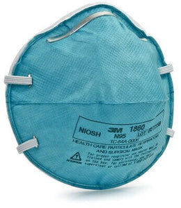 3M™ 1860s & 1860 N95 Health Care Particulate Respirator and Surgical Mask - NIOSH