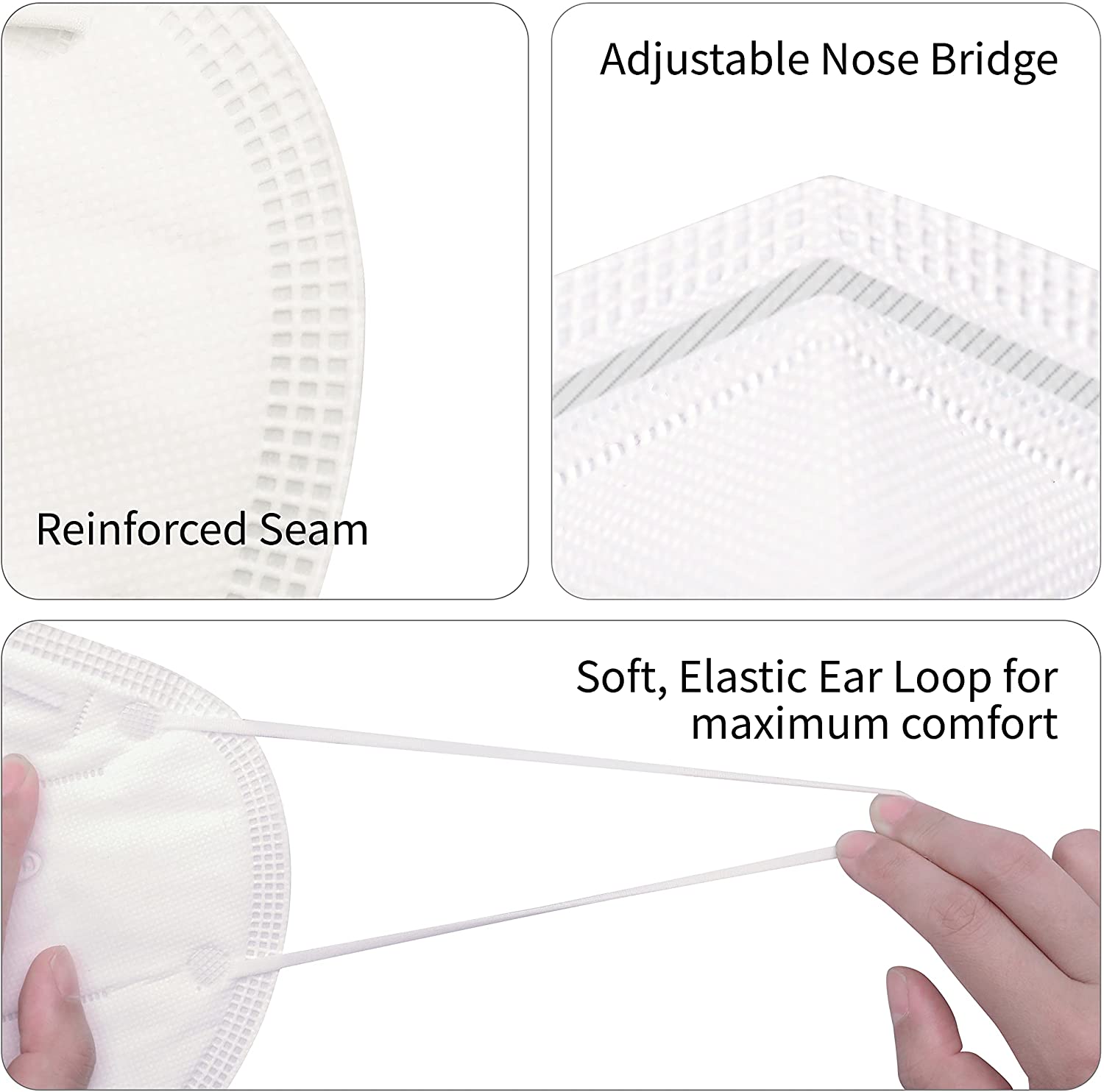 BYD KN95 Adults Earloop  - 50 Count / Box (Individual Wrapped by 2 pcs)