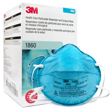 Load image into Gallery viewer, 3M™ 1860s &amp; 1860 N95 Health Care Particulate Respirator and Surgical Mask - NIOSH
