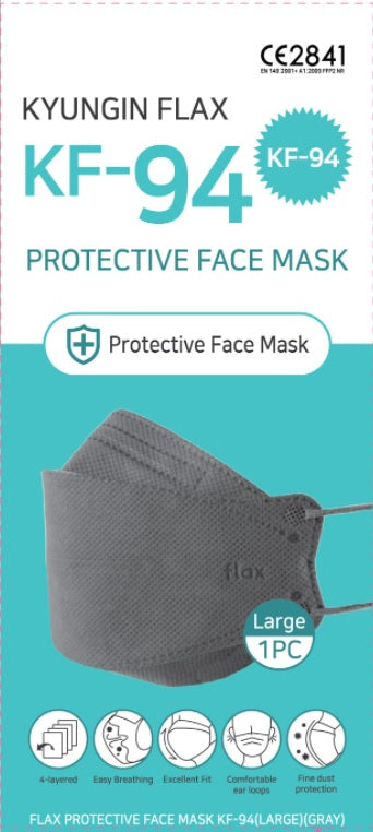  KN Flax KF94 Face Mask - Gray