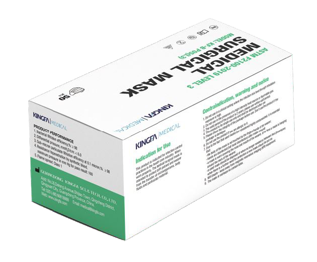 KingFa 3PLY Medical Surgical Mask - ASTM Level 3 - 50ct / box
