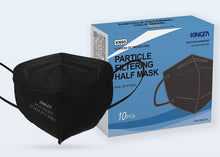 Load image into Gallery viewer, Kingfa KN95 Face Mask - Adult/Black - New Standard GB2626-2019
