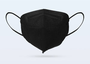 KingFa KN95 Masks – Soft, Comfortable, 5-Ply, and Reusable | Black
