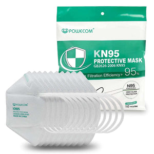 White Powecom KN95 - 10 count / bag