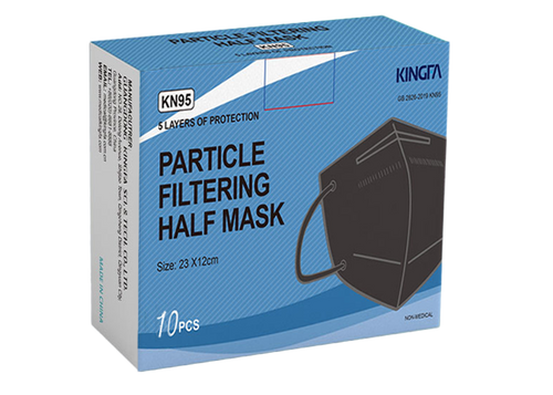  Kingfa KN95 Face Mask - Adult/Black
