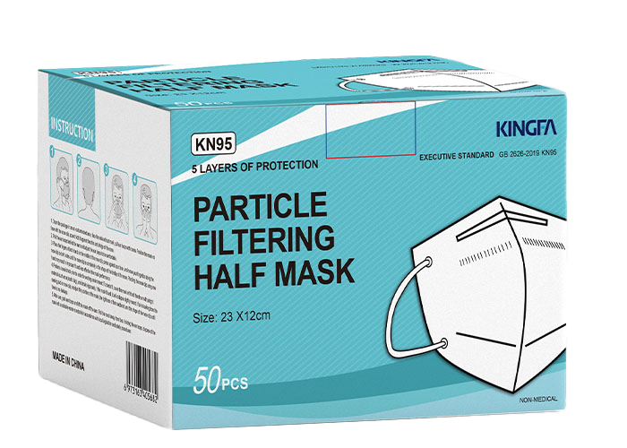 Best KN95 Mask | KingFa – White | Reusable, Lightweight & 5-Ply Protection