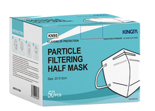 Load image into Gallery viewer, Best KN95 Mask | KingFa – White | Reusable, Lightweight &amp; 5-Ply Protection
