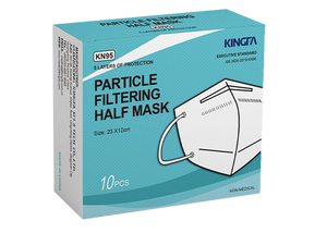 Kingfa KN95 Face Mask - Adult/White - New Standard GB 26262019
